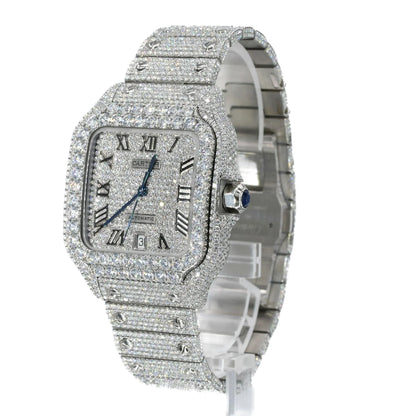 Moissanite Diamond Square Watch