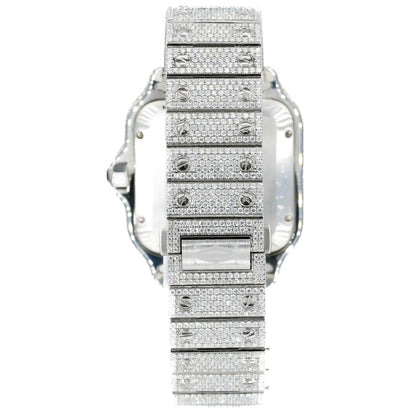 Moissanite Diamond Square Watch